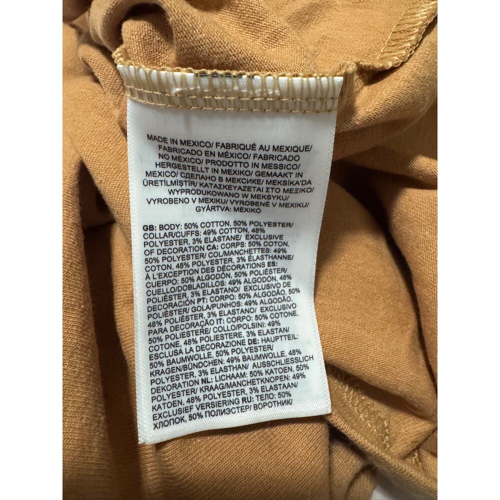 The North Face Women’s Cropped Long Sleeve Tee – Camel Brown – Size L - Picture 7 of 8